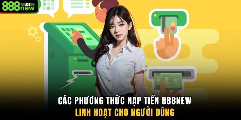 Các phương thức nạp tiền 888NEW linh hoạt cho người dùng