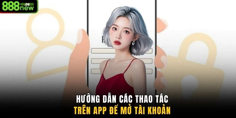Hướng dẫn các thao tác trên app để mở tài khoản